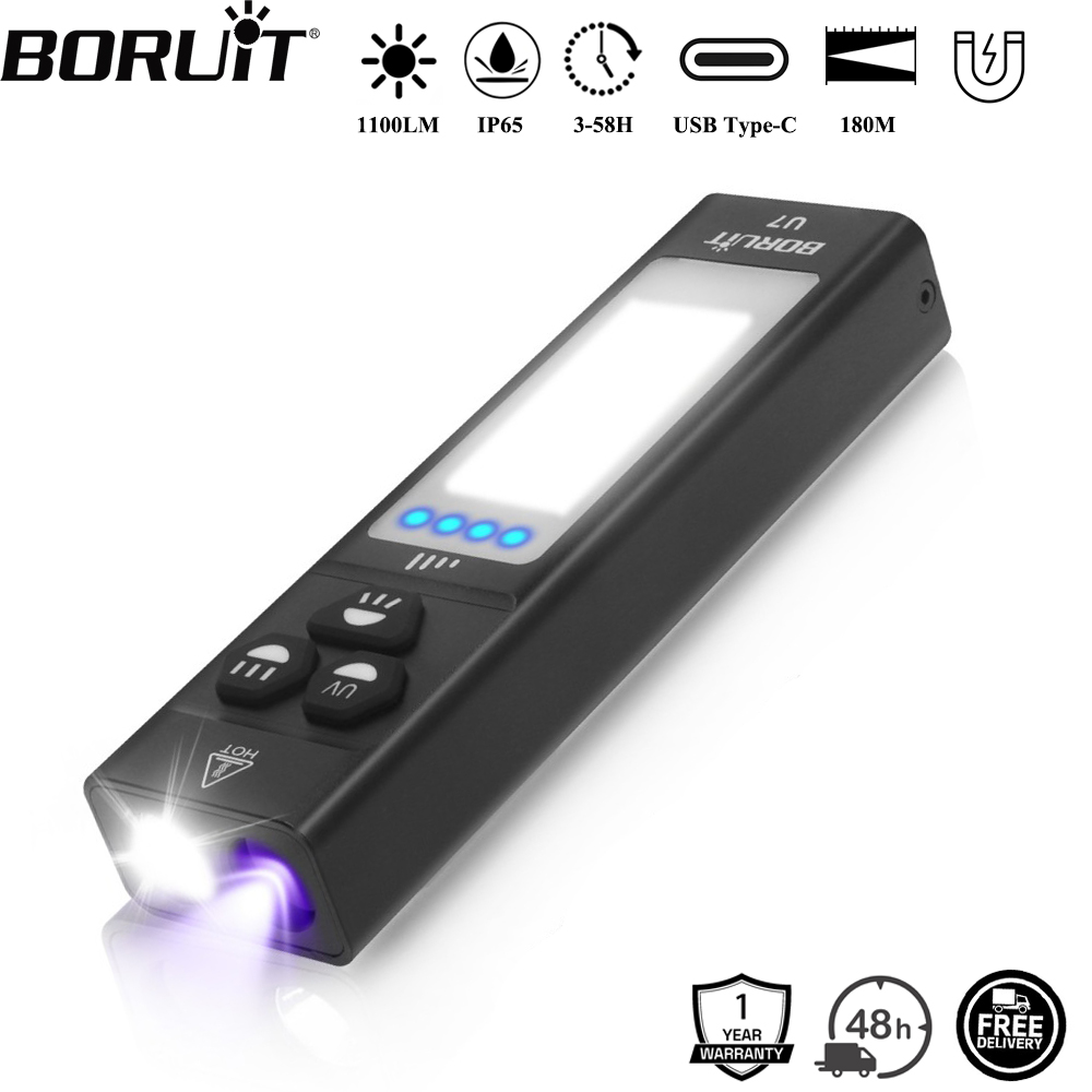 Fishing Light - Boruit u7 uv led edc lanterna