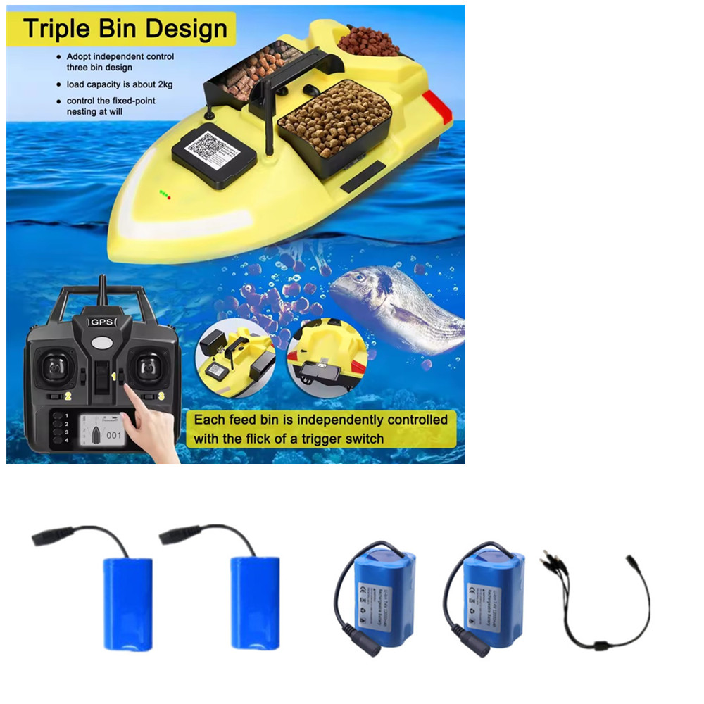 Fish Finder Charger - 7.4V 5200mAh / 12000mAh Bateria /