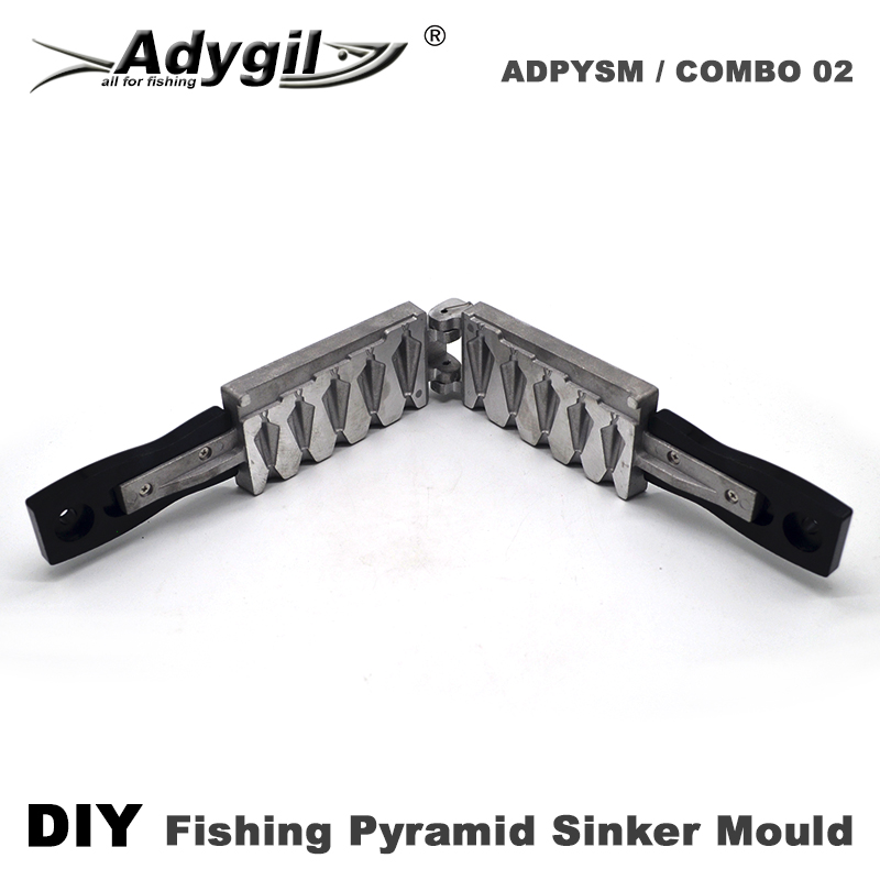 Adygil-Molde de Chumbada Pirâm - Fishing Depth Finder avaliação e preço
