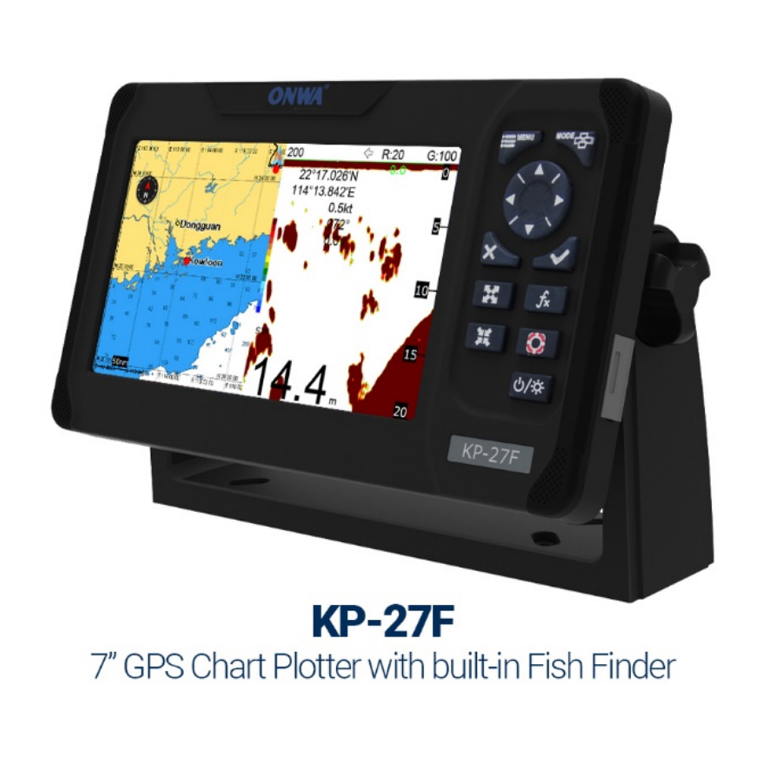 Onwa KP-27F 7 polegadas marinh - Fish Finder Gps avaliação e preço