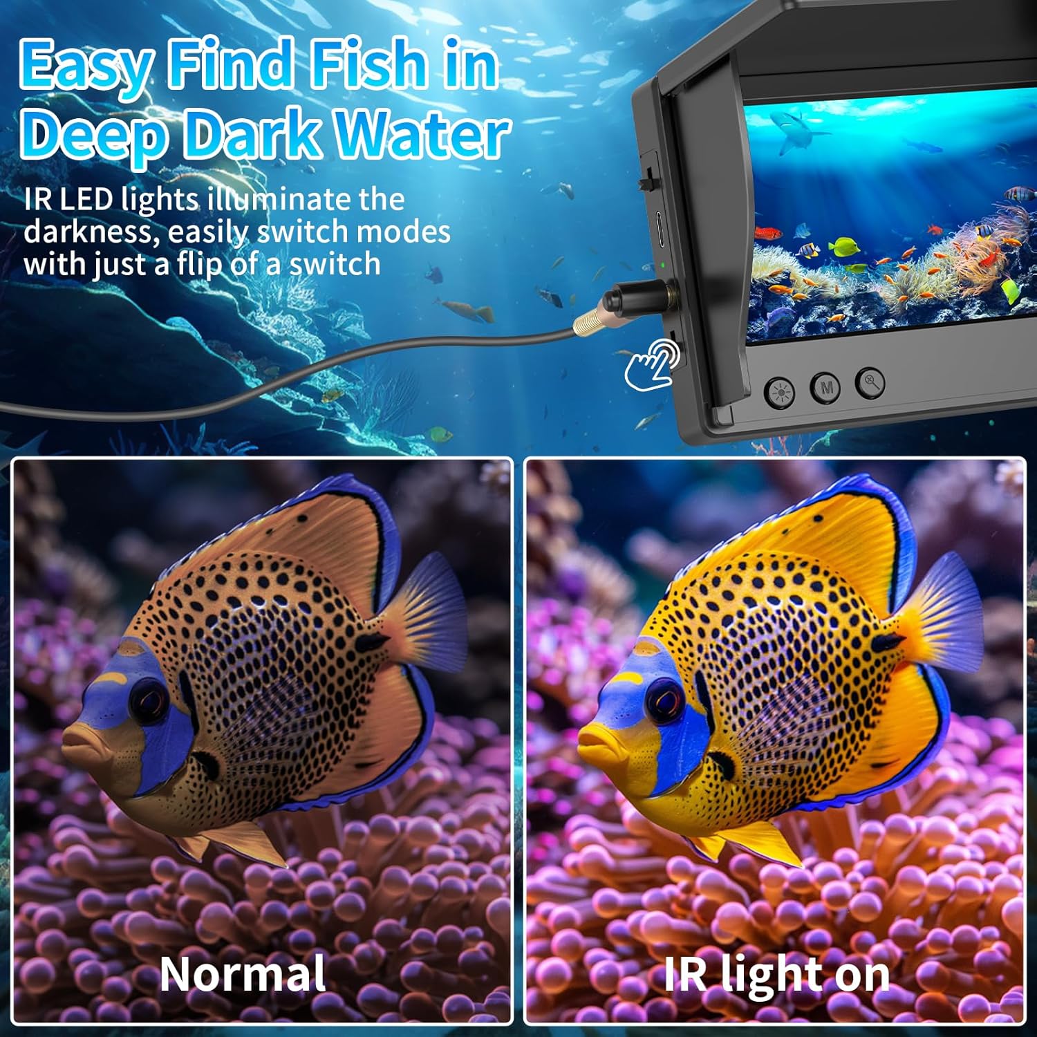 Câmera de Pesca Subaquática co - Fishing Depth Finder avaliação e preço